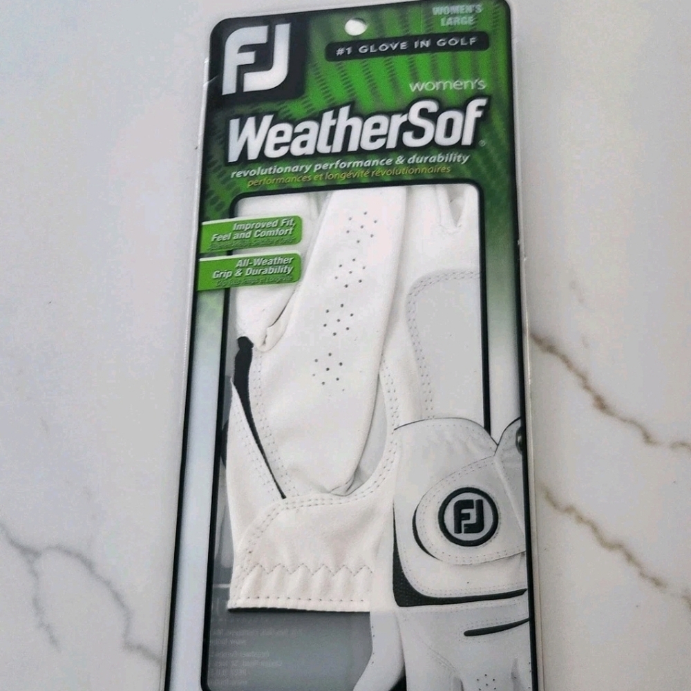 Footjoy WeatherSof Golf Glove Left Hand White FJ Women's Regular